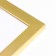 Photo frame plastic "Mira" 29.7x42 cm, (A3) gold (plastic screen)