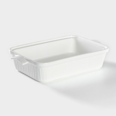 Marmite of heat -resistant ceramics rectangular Magistro "Estet", 2 l, 31 × 19 × 11 cm-4