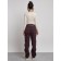 Warmed female trousers, size 48, dark-bearded color