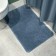Bathroom soft rug, 50x80 cm, blue color