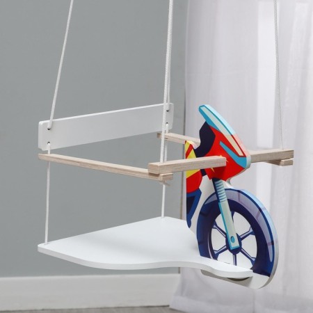 Swing children's “motorcycle” + gift (whistle 1 pc.)