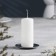 Summary "plate 76" metal per candle, 7.6x7.6 cm, chrome