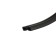 Rubber tundra seal, profile d, size 9x8 mm, black, in packaging 10 m