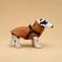 Jacket for dogs with a harness, size p 2xl (ds 45 cm, osh 40 cm, og 58 cm), mustard