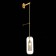 Sconces st. SL1048.311.01. Gerrit. 1x40 W, E14, 15x120 cm, brass color