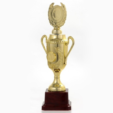 Cup 088C, award figure, gold, plastic stand, 23.5 x 12 x 6.4 cm.-2