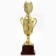 Cup 088C, award figure, gold, plastic stand, 23.5 x 12 x 6.4 cm.