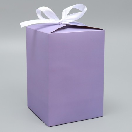 Gift folding box, packaging, "lilac", 12 x 18 x 12 cm-1