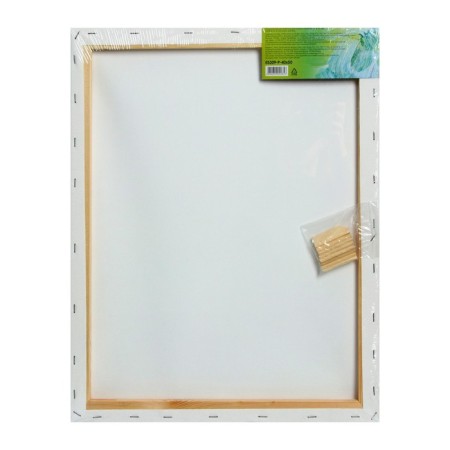 Canvas on the subframe, cotton 100%, 40 x 50 x 1.8 cm, acrylic soil, fine -grained, 280 g/m²-9