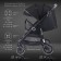 Walking stroller Sweet Baby Imperio, Black Neo color