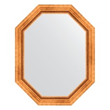 Mirror in the baguette frame, Roman gold 88 mm, 76x96 cm