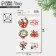Paper stickers "Winter", for gifts, 9 x 16 cm, New Year