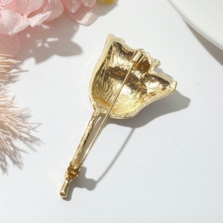 Tyulpan flower "Flower", the color is white in gold-2
