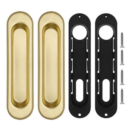 Soft Line SL-010 SG knobs for sliding doors-1