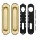 Soft Line SL-010 SG knobs for sliding doors