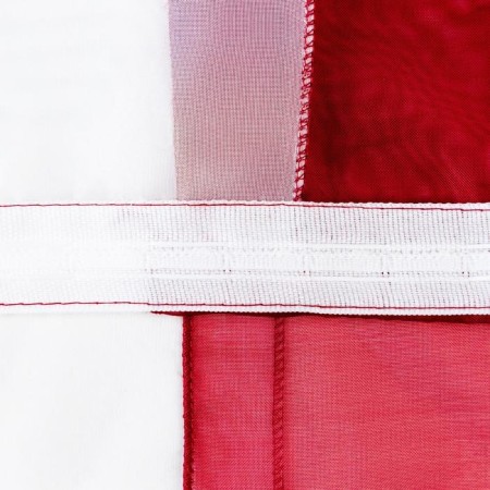 A set of curtains for the kitchen Witerra Malva 280x150cm, Bordeaux, PE100%-2