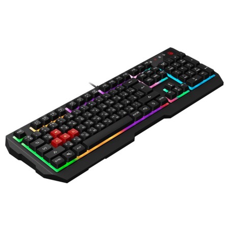 Keyboard A4Tech Bloody B135N Black USB Multimedia for Gamer LED (Tarling Supply) 103388-7