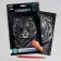 Engraving "tiger" with a metallic effect "silver" A5