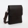 Male bag on the Textura valve, outer pocket, brown color
