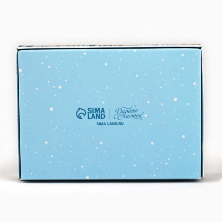 Folding box under 6 sweets “Winter in the city”, 13.5 x 9.8 x 3.8 cm, New Year-3