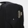 Small suitcase 24 "on lightning, code castle, with extension, black color