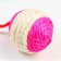 Syzalem-beam ball with feathers, 4.5 cm, pink