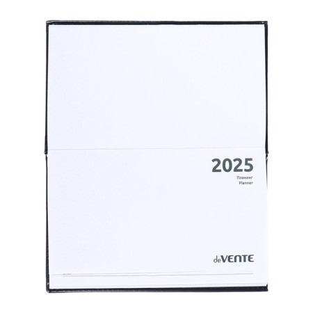 Purple Dated Pocket 2025, 155 x 95mm 64 sheets, Devente.Matrix, solid cover of leatherette with foam rubber, embossing, block 70, blue-3