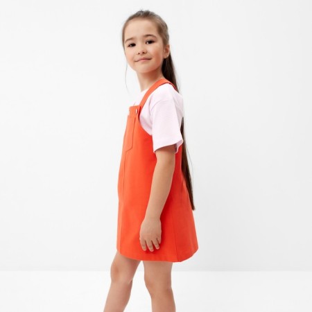 Sarafan jeans kaftan p. 32 (110-116), orange-1
