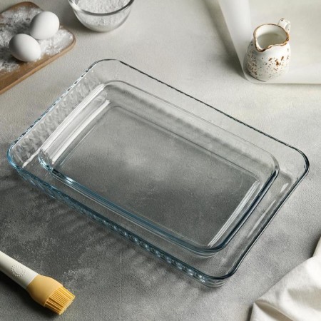 A set of baking forms Borcam, 2 items: 1.9 l, 3.8 liters-15