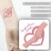 Tattoo on the body color "Unconditional love" 6x6 cm