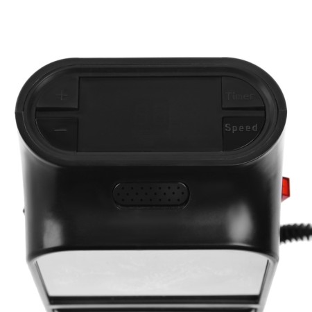 Portable heater Luazon LTO-09, 500W, 23 m², 2 modes, black, cord-4