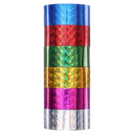 Adhesive tape holographic 18 mm x 10 m., Mix-2