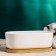 Pot "Eco Bonsai" oval, 17x9x6cm, white