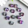 Buttons Plastic for creativity 1 Process "Ball Golography. Lilac" set 12 pcs d = 1.2 cm