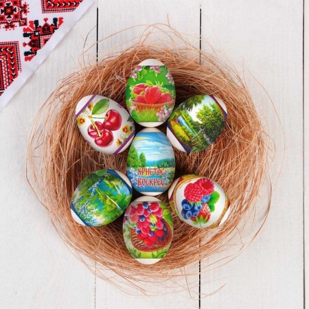 Easter heat -assembly film "Nature" for 7 eggs
