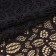 Lace elastic fabric, 170 mm × 23 ± 1 m, black color
