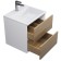 Snow -out sink Uperwood Barsa, 50 cm, rectangular, white