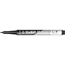 Marker permanent bison professional 06320-2, pointed, black, 1 mm