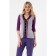 Cardigan Women Wisell, size 44, black color, purple