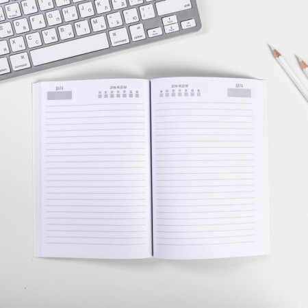 Diary in the soft cover "Be the first not only on the moon", A5, 80 sheets-1