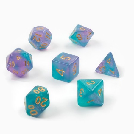 Cubes set for D&D (Dungeons and Dragons, DND) "Game time", Series: D&D, 7 pcs-1
