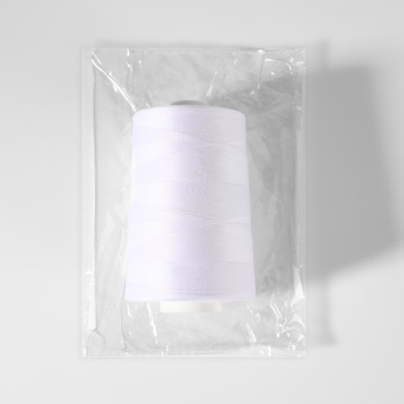 Threads 80, "Nevka", 5000 m, white color No. 001-3