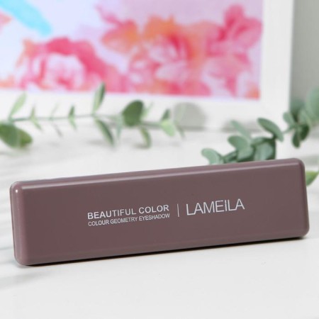 Palette of eyelids, with pearl shine, 8 colors-3