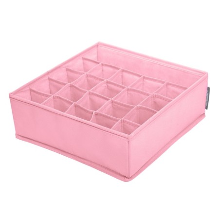 Organizer for linen, 21 cells, pink color-1