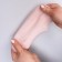 Socks for pedicure, silicone, size S, pink color