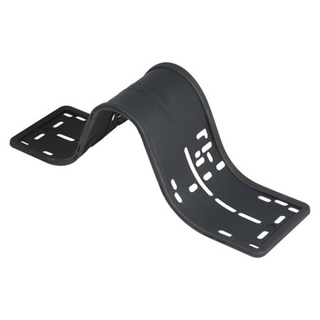 Frame under the license plate, silicone, 1 pc., Black ADFC005-2