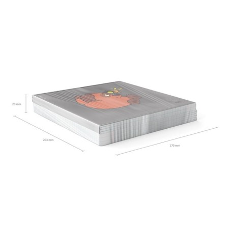 Notebook of 48 sheets in the Erichkrause "Winnie the Pooh", cover coated cardboard, an offset block 100%, mix-8
