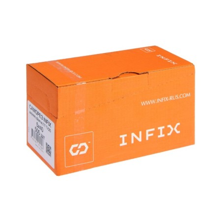 Infix, 5x40 mm wood screws, with a hidden mill, Torx25, yellow zinc-1