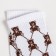Women's socks, white color/bears, size 23-25 ​​(37-40)