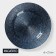 Glass dessert Magistro “Caramel. Blue silver ”, d = 21 cm, blue color